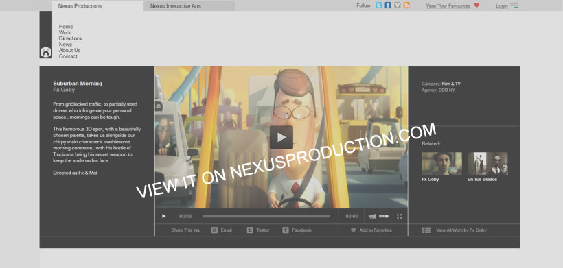 Tropicana on nexusproductions.com